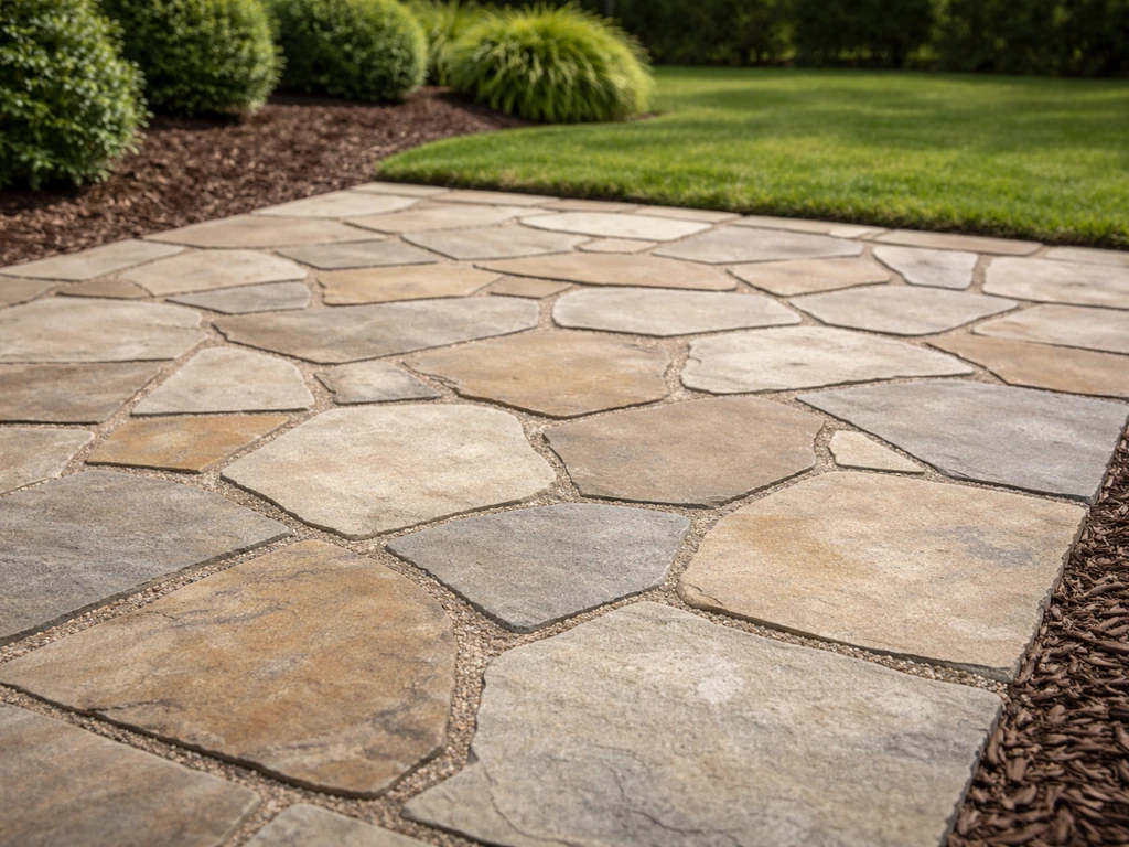 flagstone patio examples