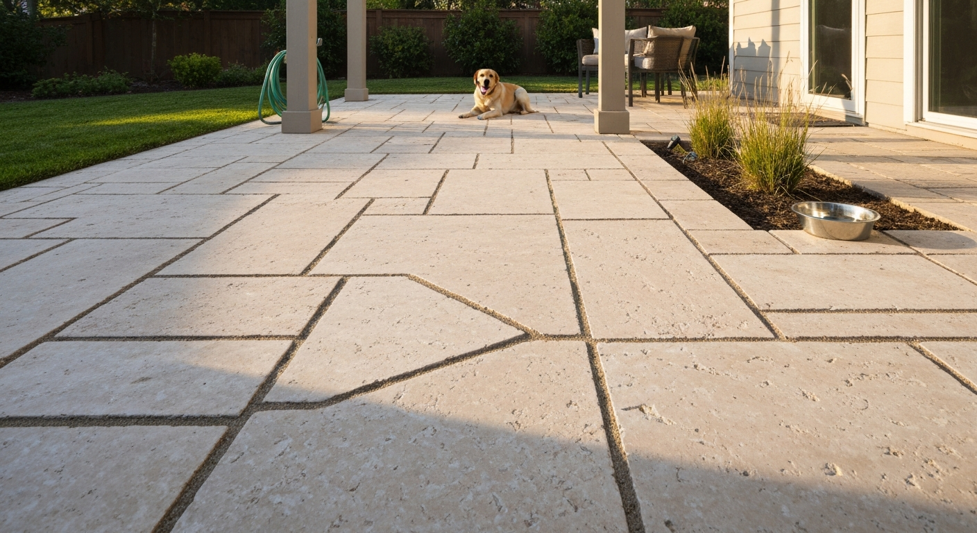 Best Patio Material for Dogs: Durable, Cool, Pet-Safe Guide